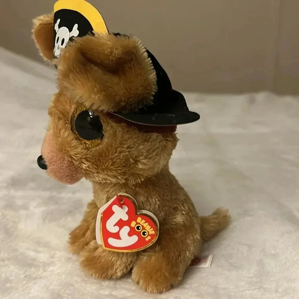🦖 🏴‍☠️ Ty beanie baby Rowan the pirate dog. NWT. 🐶